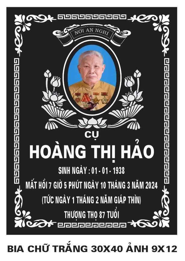 KHắc bia mộ lấy ngay