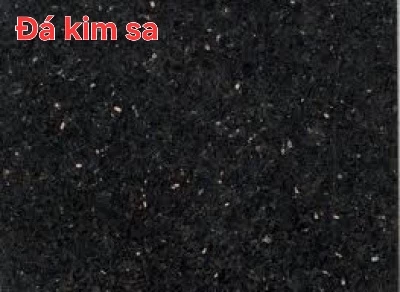 Đá đen granite đen kim sa (hoa cương)