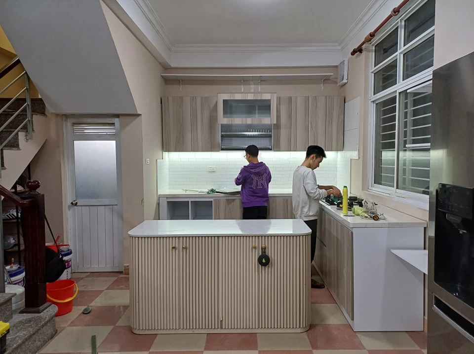 Bàn bếp tây mỗ hà nội