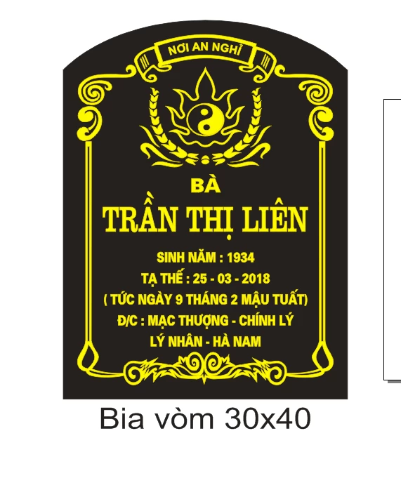 Khắc Bia Mộ Đẹp đường Láng